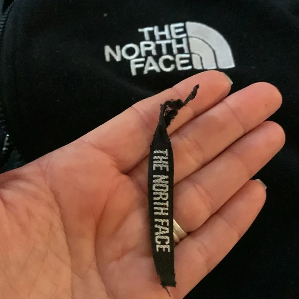 The North Face zip up men’s large black fleece Gore Windstopper